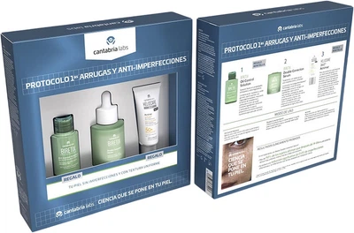 Zestaw kosmetyków do pielęgnacji twarzy Cantabria Labs Biretix Krem przeciwsłoneczny SPF50+ 50 ml + Toner 15 ml + Serum 30 ml (8436574365207)
