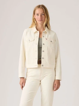 Джинсовая куртка женская Levi`s 983579887 L Молочная (1162774355)