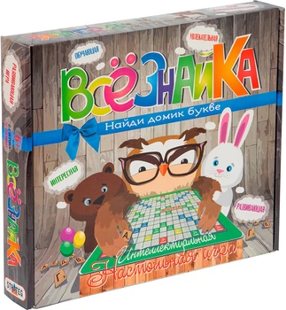Настільна гра Strateg Всезнайка (російською мовою) (4820175997242)