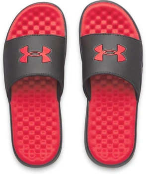 Чоловічі шльопанці Under Armour Ignite Pro Чорні з червоним