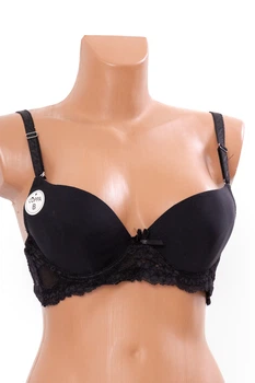 Жіночий бюстгальтер з push-up ефектом (Чашка В) NoBrand 95B Чорний p-21029 (p-21029-254007)