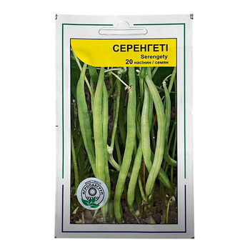 Квасоля спаржева кущова Серенгеті 20 насінин Агропакгруп