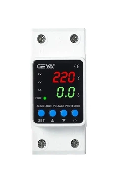 Реле напряжения и тока GEYA GPS6-VA5 2P 40A на DIN-рейку