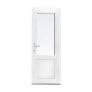 Металопластикові міжкімнатні двері PLAMET WDS 5S білі 800×2100 мм