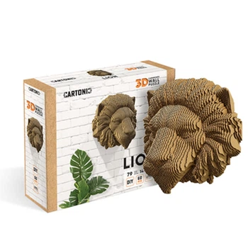 Картонний настінний конструктор Cartonic 3D Puzzle LION