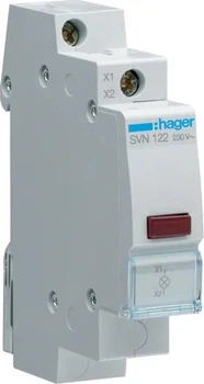 Lampka sygnalizacyjna Hager LED 230 V Czerwona (3250615721624)