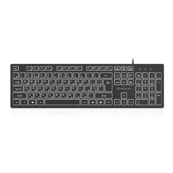 Клавиатура REAL-EL RK-7050 USB Black (EL123100054)