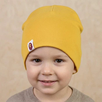 Детская шапочка Bape Kids жёлтая, размер 44-52 см