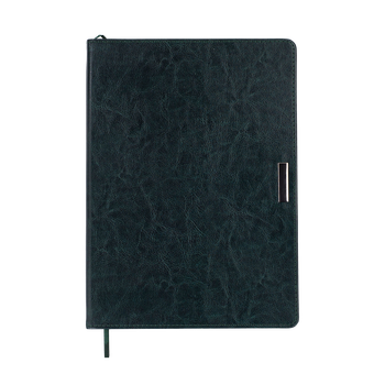 Діловий щоденник недатований A4 BM.20990-04 SALERNO L2U зелений, штучна шкіра (1/20)