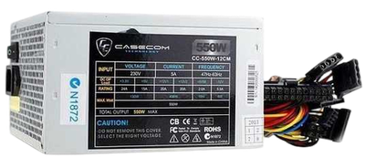 Блок живлення Casecom CC-550W 550W (CC-550W-12CM)
