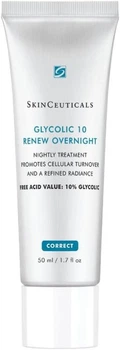 Нічний крем-пілінг з гліколевою кислотою SkinCeuticals glycolic 10 renew overnight 50 мл