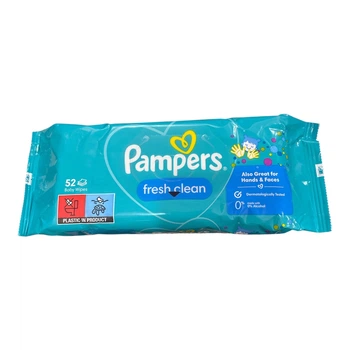 Детские влажные салфетки Pampers "Fresh Clean", 52 шт