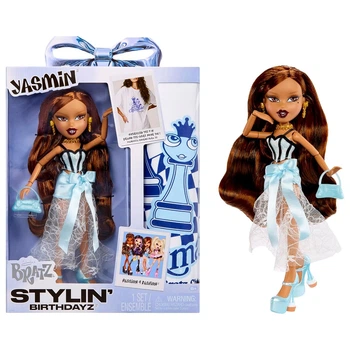 Ігровий набір з лялькою Bratz Stylin Birthday Ясмін з аксесуарами 596028