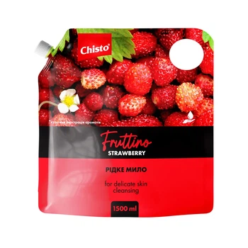 Chisto Fruttino рідке мило дой-пак 1,5мл Strawberry
