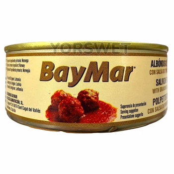 Тефтелі з атлантичного лосося BayMar в томатному соусі 240 г (0149)