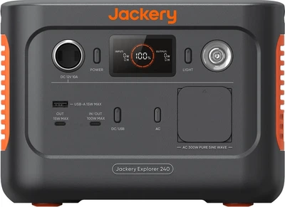 Зарядная станция Jackery Explorer 240 V2 / 300 Вт / 256 Вт⋅ч / LiFePO4