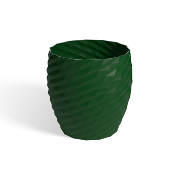 Абажур ажурный Low Poly для потолочного светильника E27 MW2003481 Зелёный