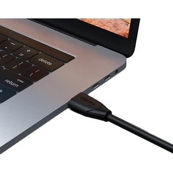 HDMI-кабель PHILIPS, профессиональный кабель высокого разрешения 4K, кабель для 3D-видео, соединительный кабель для ноутбуков, телеприставок к телевизорам, мониторам и проекторам, 15 метров.