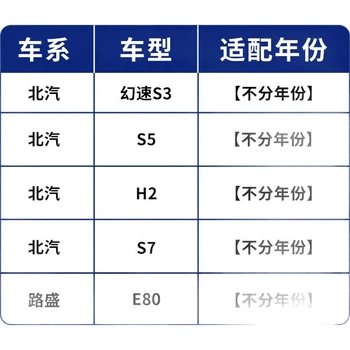 YITU підходить для склоочисників BAIC Huan Su S3/S5/H2/S7, щіток склоочисника Lusheng E80, оригінальної заводської гумової смужки класу А