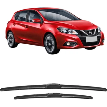 Склоочисник Paisu 11-26 Nissan Tiida, оригінальна гумова накладка склоочисника без кісток, для моделей 2015 2016 2017 2018 2019 років, 26/14 дюймів