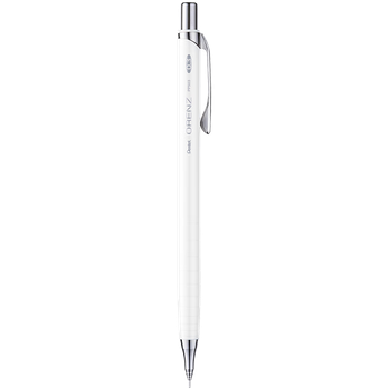 Механічний олівець Pentel XPP503, олівець для письма 0,3 мм, олівець для ескізів та малювання з гумкою, білий, одинарний