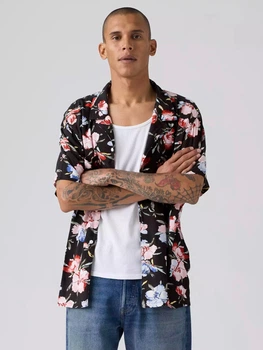 Рубашка летняя мужская Levi`s 551612863 XL Разноцветная (1162758698)