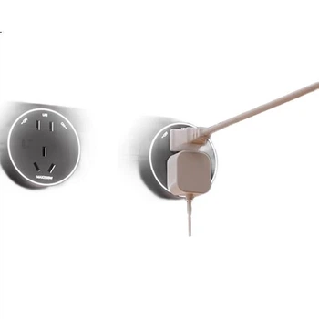 Трекова розетка Aokesi для світлодіодної стрічки з USB-сенсором, рухома накладна, без свердління, 600 мм + 4 п'ятиотвірні розетки, чорна