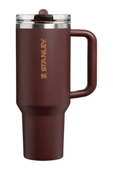 Термокухоль із трубочкою Stanley Quencher ProTour Flip Straw Tumbler 1,18 л, з подвійною вакуумною ізоляцією, з нержавіючої сталі, коричневий