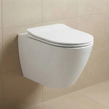 Унітаз підвісний Creavit Free FE322-11CB00E-0000 з сидінням Soft Close KC0903.02.0000E білий глянець