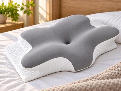 Ортопедическая подушка Memory Foam анатомическая 61×34×12 см