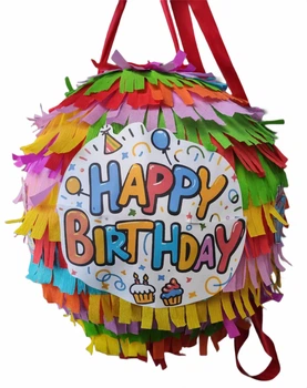 Пін'ята PandClub Happy birthday різнокольорова