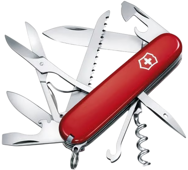 Швейцарський ніж Victorinox Huntsman 15 функцій Червоний (1.3713) (7611160106179)