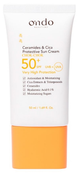 Krem przeciwsłoneczny Ondo Beauty 36.5 SPF50+ 50 ml (8437016160268)
