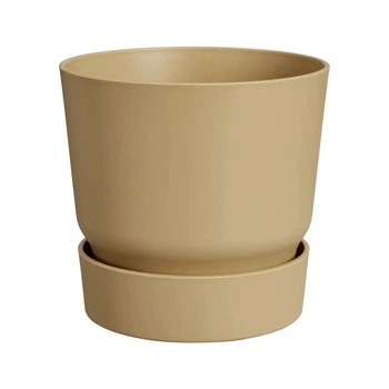 Горшок Elho Greenville Round, 14 см, бежевый (537890)