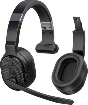 Беспроводная гарнитура COSMUSIS Trucker Bluetooth 5.0 с микрофоном для работы