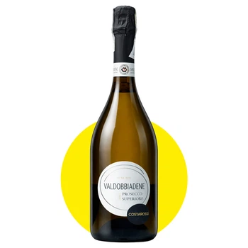 Вино игристое Костаросс Вальдоббьядене Просекко Супериоре/Costaross Valdobbiadene Prosecco Superiore DOCG белое сухое, 0,75 л, 11%