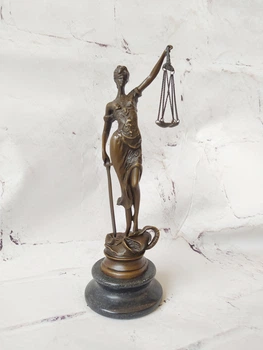 Феміда Богиня правосуддя Бронзова статуетка з бронзи 24 см