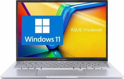 Ноутбук Asus VivoBook 14 X1405VA 14" IPS / Windows 11 Pro / Intel Core i5-13420H / RAM 16 ГБ / SSD 512 ГБ / Підсвітка клавіатури / Зарядка від USB-C / FingerPrint / Фірмові рюкзак і мишка в комплекті