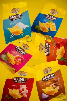 Лаваш смажений ХВИЛЯСТІ МІХ 90 г х 6 шт.