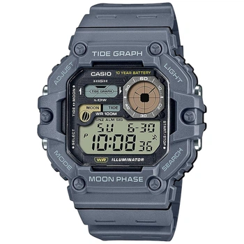 Мужские электронные часы Casio WS-1700H-8A серые