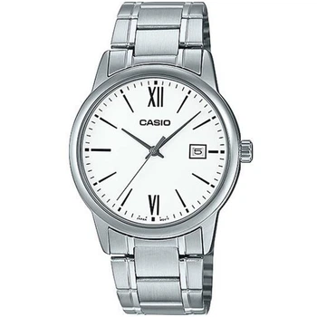 Чоловічий годинник Casio MTP-V002D-7B3 білий циферблат