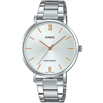 Женские часы Casio LTP-VT01D-7B серебристый циферблат