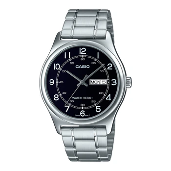 Чоловічий годинник Casio MTP-V006D-1B2 чорний циферблат