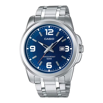 Чоловічий годинник Casio MTP-1314D-2A синій циферблат