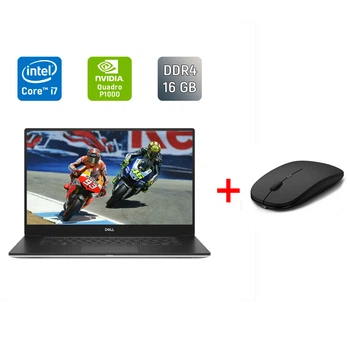 Мобильная рабочая станция Б-класс Dell Precision 5530 / 15.6" (1920x1080) IPS / Intel Core i7-8850H (6 (12) ядра по 2.6 - 4.3 GHz) / 16 GB DDR4 / 400 GB SSD / nVidia Quadro P1000, 4 GB GDDR5, 128-bit / USB Type-C б/у + Подарок Беспроводная мышь / USB