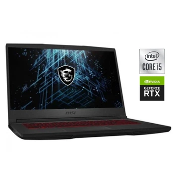 Игровой ноутбук MSI GF65 Thin 10UE / 15.6" (1920x1080) IPS / Intel Core i5-10500H (6 (12) ядер по 2.5 - 4.5 GHz) / 8 GB DDR4 / 512 GB SSD NVMe / nVidia GeForce RTX 3060, 6 GB GDDR6, 192-bit / WebCam б/у