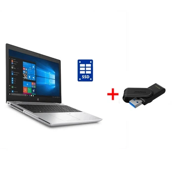 Ноутбук Б-класс HP ProBook 650 G4 / 15.6" (1920x1080) IPS / Intel Core i3-8130U (2 (4) ядра по 2.2 - 3.4 GHz) / 8 GB DDR4 / 256 GB SSD / Intel HD Graphics 620 / WebCam / Win 11 Pro б/у + Подарок Флеш-накопитель Kingston DataTraveler Exodia S 64GB
