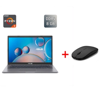 Ноутбук Б-клас Asus VivoBook 14 / 14" (1366x768) TN / AMD Ryzen 3 3250U (2 (4) ядра по 2.6 - 3.5 GHz) / 8 GB DDR4 / 128 GB SSD / AMD Radeon Vega 3 Graphics / WebCam б/в + Подарунок Бездротова миша / USB