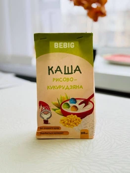 Каша без глютену рисово-кукурудзяна 300 г.
