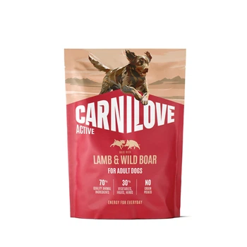 Сухий корм Carnilove Active з ягням та диким кабаном для дорослих собак усіх порід, 1.5 кг